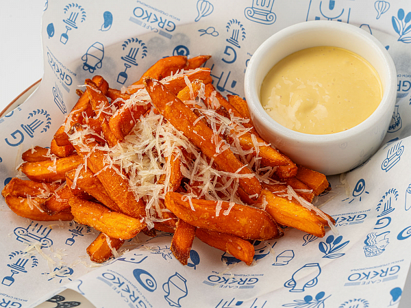 Батат фри с соусом манго-айоли